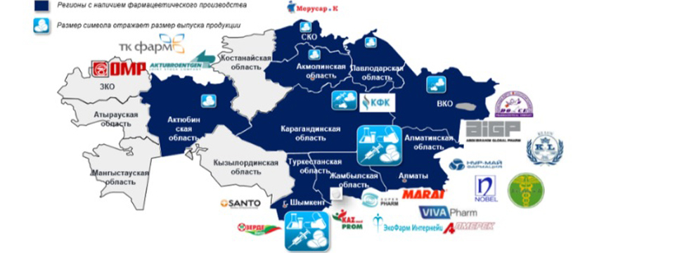 Фармацевтические компании заинтересованы в открытии производств на территории Казахстана