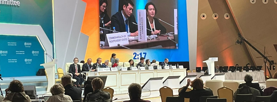 ЕЭК и ВОЗ утвердят трехлетний план сотрудничества в сфере здравоохранения